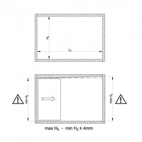 Système coulissant SLID'UP 1900 pour 2 portes de placard - rail 1,5 m  aluminium - 6 kg